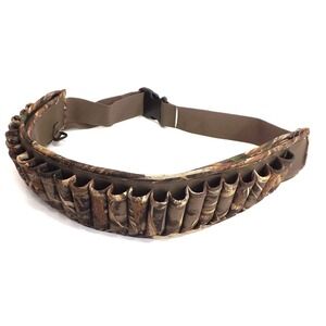 GW Neoprene Camouflage 25 shotgun shell Hunting Ammo belt & Utility zip pocket